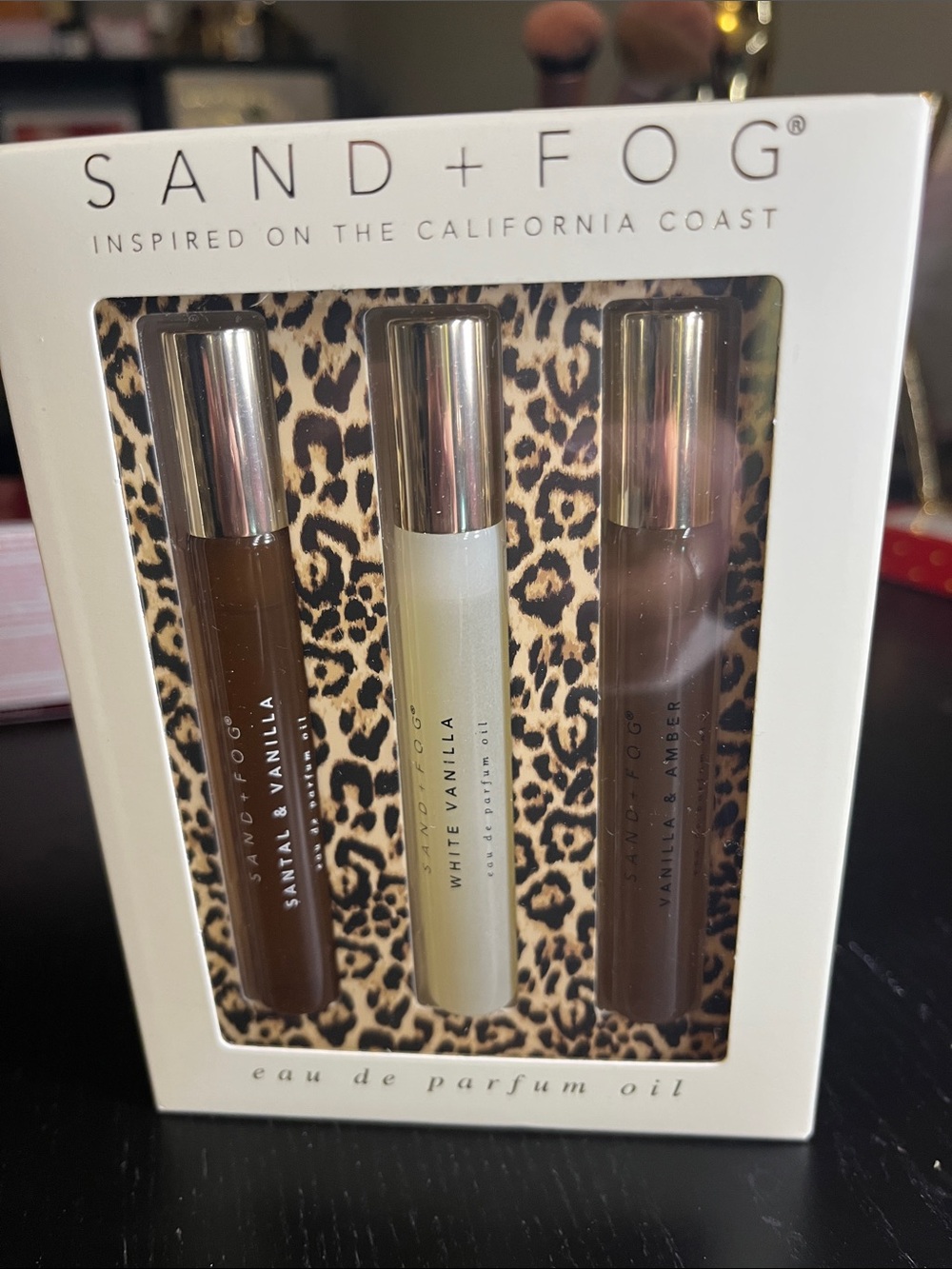 Sand + Fog Vanilla Eau de Parfum Oil Trio -